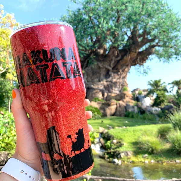 The Lion King Glitter Tumbler