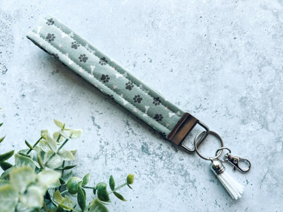 Etsy key fob wristlet best sale