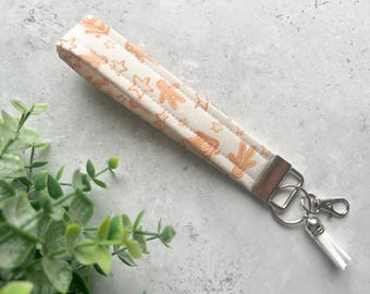 Lebkuchen & Sterne Kette / Lebkuchen & Sterne / Lebkuchen & Sterne / Lebkuchen & Sterne Schlüsselanhänger / Geschenk für Sie / Schlüsselband / Lanyard