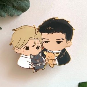 Chicos trabajadores // Pin de esmalte Yaoi