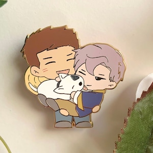 Countryside boys // Yaoi enamel pin