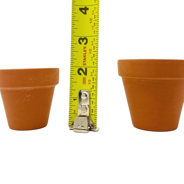 Terracotta Pots Bulk Etsy