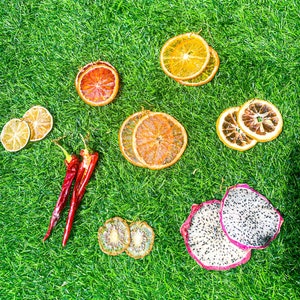 Orange Real Fruit Earrings // The Fruitopia Collection image 3