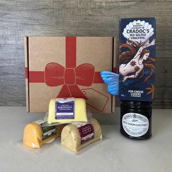 Classic 3 Cheese Gift Box- Fathers Day Gift - Perfect Cheese Gift