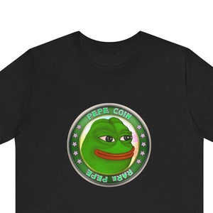 PepeCoin Tshirt, Bitcoin, Gift For Pepe Fan, Pepe Hodler Gift, Pepe Fan Gif, Cryptocurrency, Pepe Coin Fan, Crypto Fan Shirt, Pepe