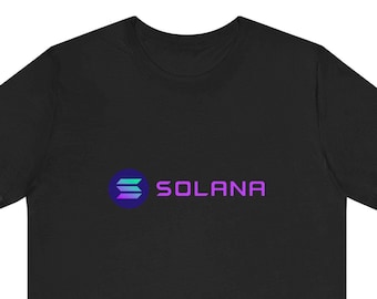 Solana Crypto T-Shirt, HODL, Blockchain Tee