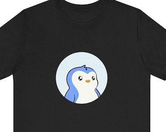 Pengu Memecoin Logo T-shirt, Pudgy Penguin Tee, Pengu Logo shirt, Pengu fan gift, cryptocurrency,  Pengu Coin, Pudgy Penquin Fans gift