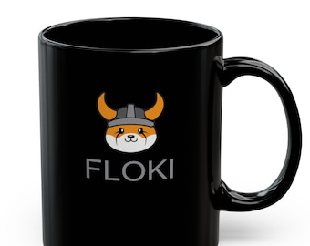 Tazza in ceramica FLOKI Memecoin, tazza da caffè per criptovalute
