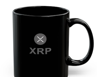 XRP Crypto Coffee Mug, Ripple Fan Gift