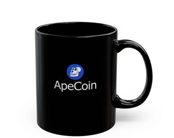ApeCoin Mug, Funny Crypto Coffee Mug, Bitcoin HODL Gift