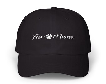 Embroidered Fur Mama baseball cap, fur mama hat, dog lover cap, dog Mom