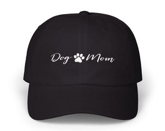 Embroidered Dog Mom Baseball cap, Dog Mom hat, dog lover cap