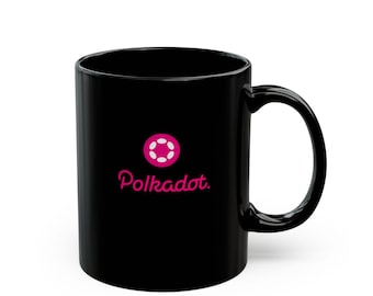 Polkadot Crypto Coffee Mug, Funny DOT Coin Gift