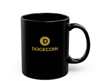 Dogecoin Mug, Funny Crypto Coffee Mug, 11oz Ceramic