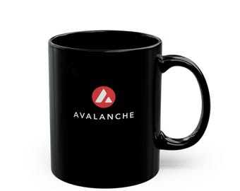 Avalanche Crypto Coffee Mug, Bitcoin, Avax, Hodl