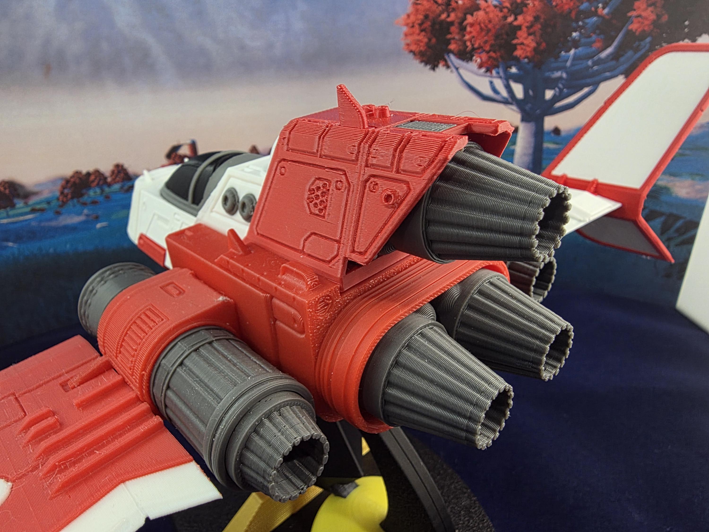 No Man's Skyの戦闘機、ラディアントピラーBC1 - Etsy 日本