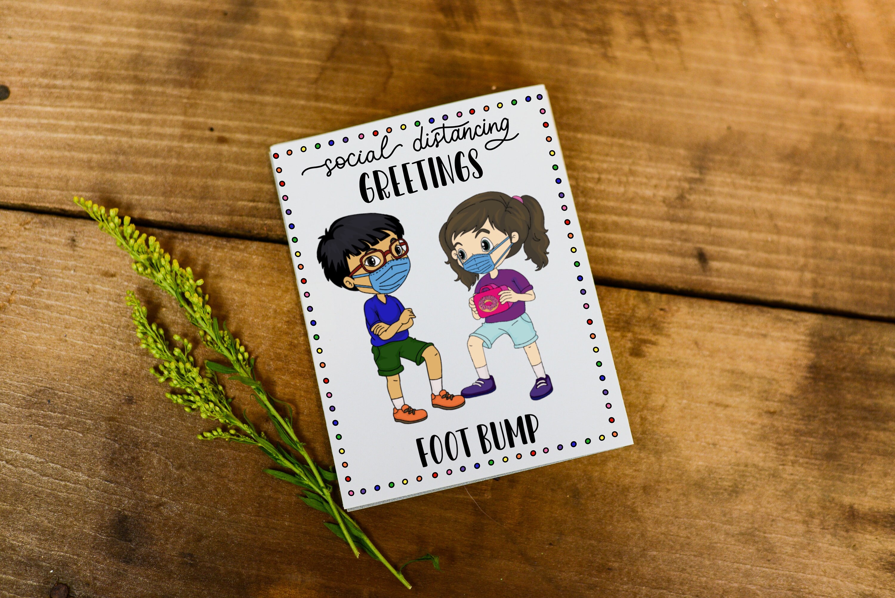 Printable Social distancing greetings bundle Motivational | Etsy
