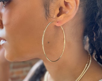 large gold hoop earrings for sale