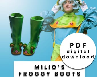 MILIO frog boots pattern