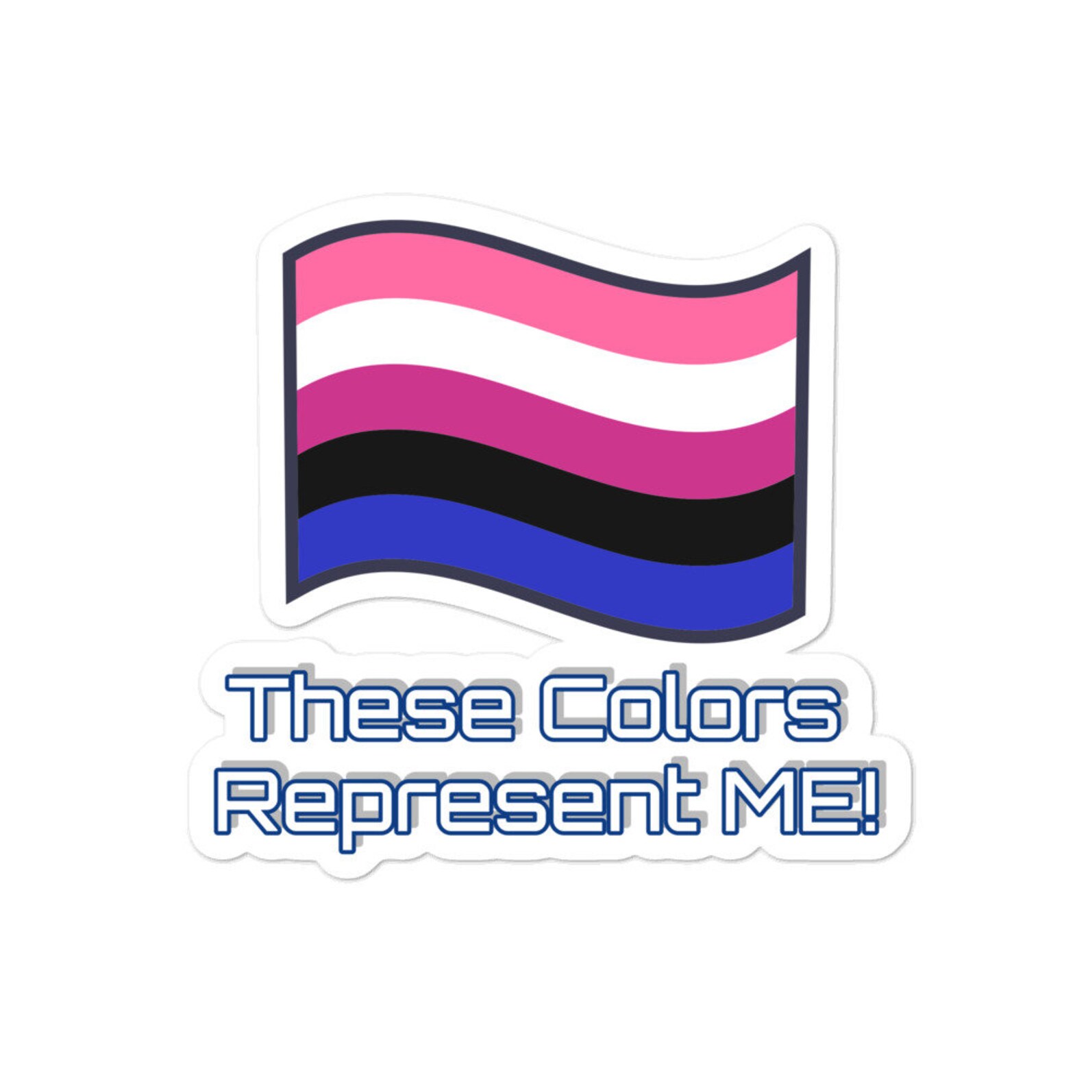halloween gender fluid flag