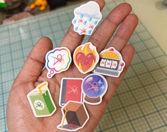 AO3 Fan Fiction Emoji Stickers: Mini Matte Vinyl Set