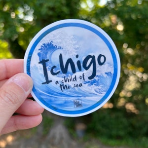 Tomorrow, and Tomorrow, and Tomorrow book sticker - Ichigo: a child of the sea game art - TomorrowX3 - weatherproof