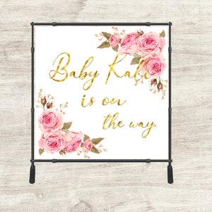 Digitale achtergrond - Baby onderweg