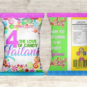 Candy Land Chip Bag Digital File