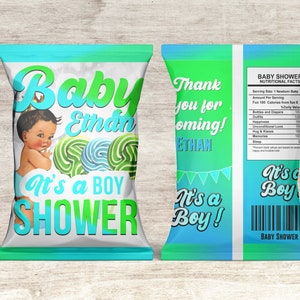 Chip Bag - It&#39;s a Boy Baby Shower - Digital File
