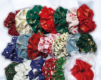 Christmas Scrunchies | Christmas Hair Accessories | Christmas | Xmas Scrunchie | Christmas Hair Ties | Christmas Costumes | Christmas Hair