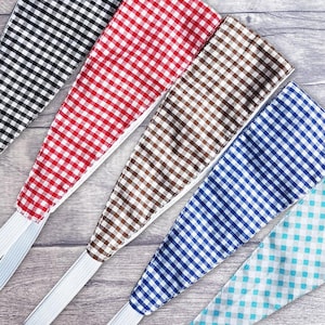 Headbands for Women, Gingham Headband, Gingham Headbands, Check Headband, School Headbands, Headbands, Gingham Hair Accessories