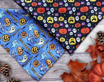 Hundehalsband Halloween, Halloween über das Halsband, Halloween über das Halsband, Hundehalstuch, Herbst Hundehalsband, Halloween Hundehalstuch, Kürbis