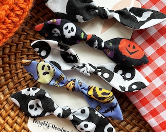 Elásticos de cabelo para o Halloween, Faixas de cabelo para o Halloween, Elásticos de cabelo para o Halloween, Faixas e elásticos de cabelo para meninas no outono, Cabelo de Halloween, Cabelo de outono, Roupa infantil de outono