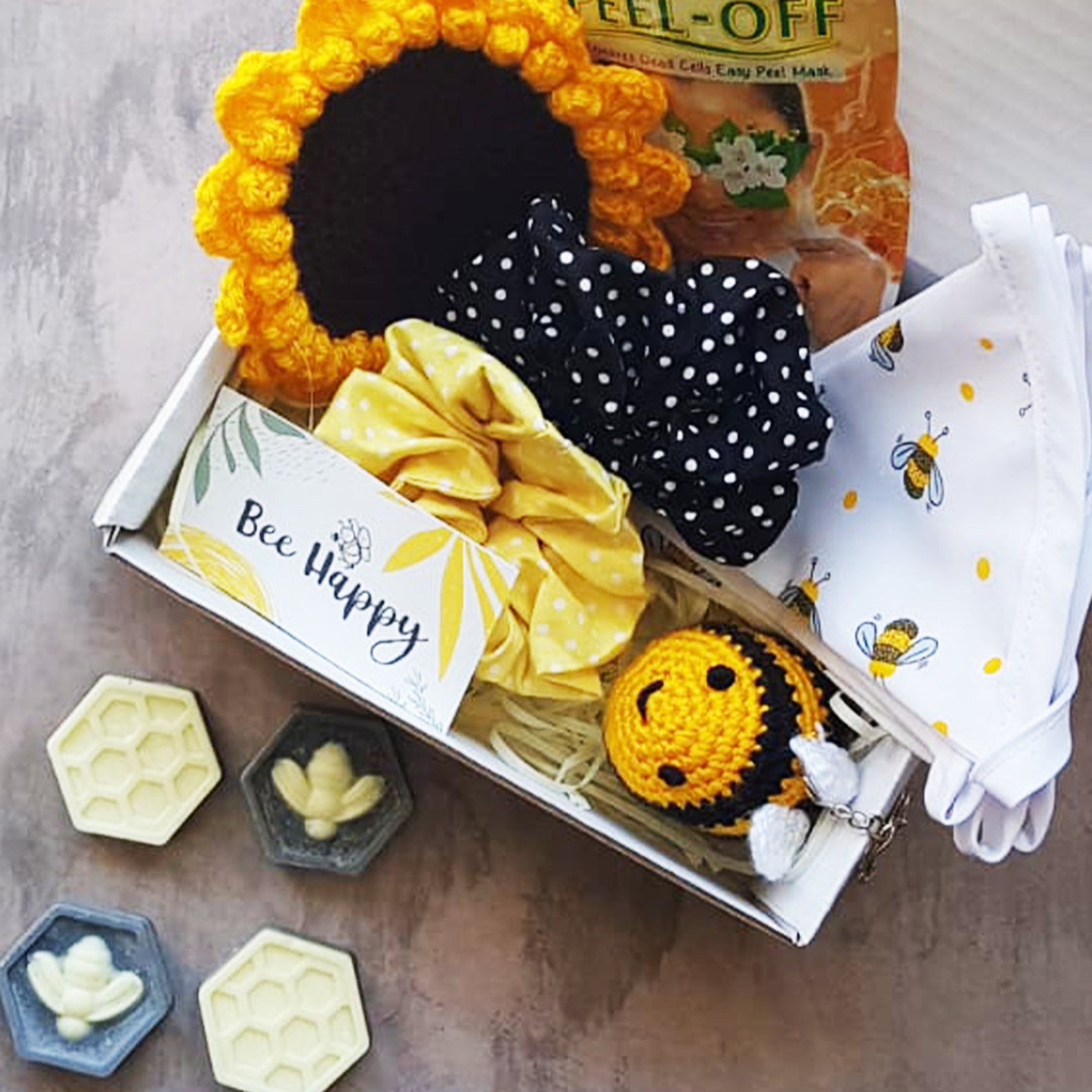 Bee Gifts Bee Kind Honey Bee Gift Box Bee Happy Bee Gift Etsy