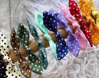 Toddler Bows, Baby Hair Ties, Toddler Hair Bands, Baby Bows, First Hair Bows, Soft Hair Bobbles, Small Elastics, No Snag Bands
