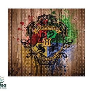  TRENDYPRINT Harry Potter – Hogwarts House Flags – Gryffindor –  Slytherin – Ravenclaw – Hufflepuff – Geometric Design - Set of Four 8 x  10 Wall Art – Great for Gifting or Collecting: Posters & Prints
