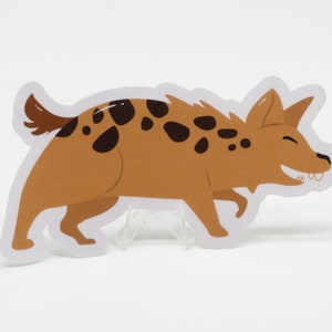 Sticker hyena's voor laptops, waterflessen, tijdschriften en plakboeken - Vera's Arts & Dice