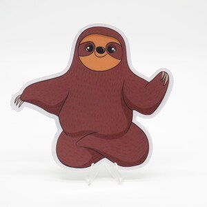 Dark Hugging Sloth Sticker | Laptop | Water Bottle | Bullet Journal | Planner | Notebook | Scrapbooking | Cute Animals | Sloth Stickers