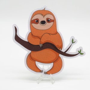 Light Chilling Sloth Sticker | Laptop | Water Bottle | Bullet Journal | Planner | Notebook | Scrapbooking | Cute Animals | Sloth Stickers