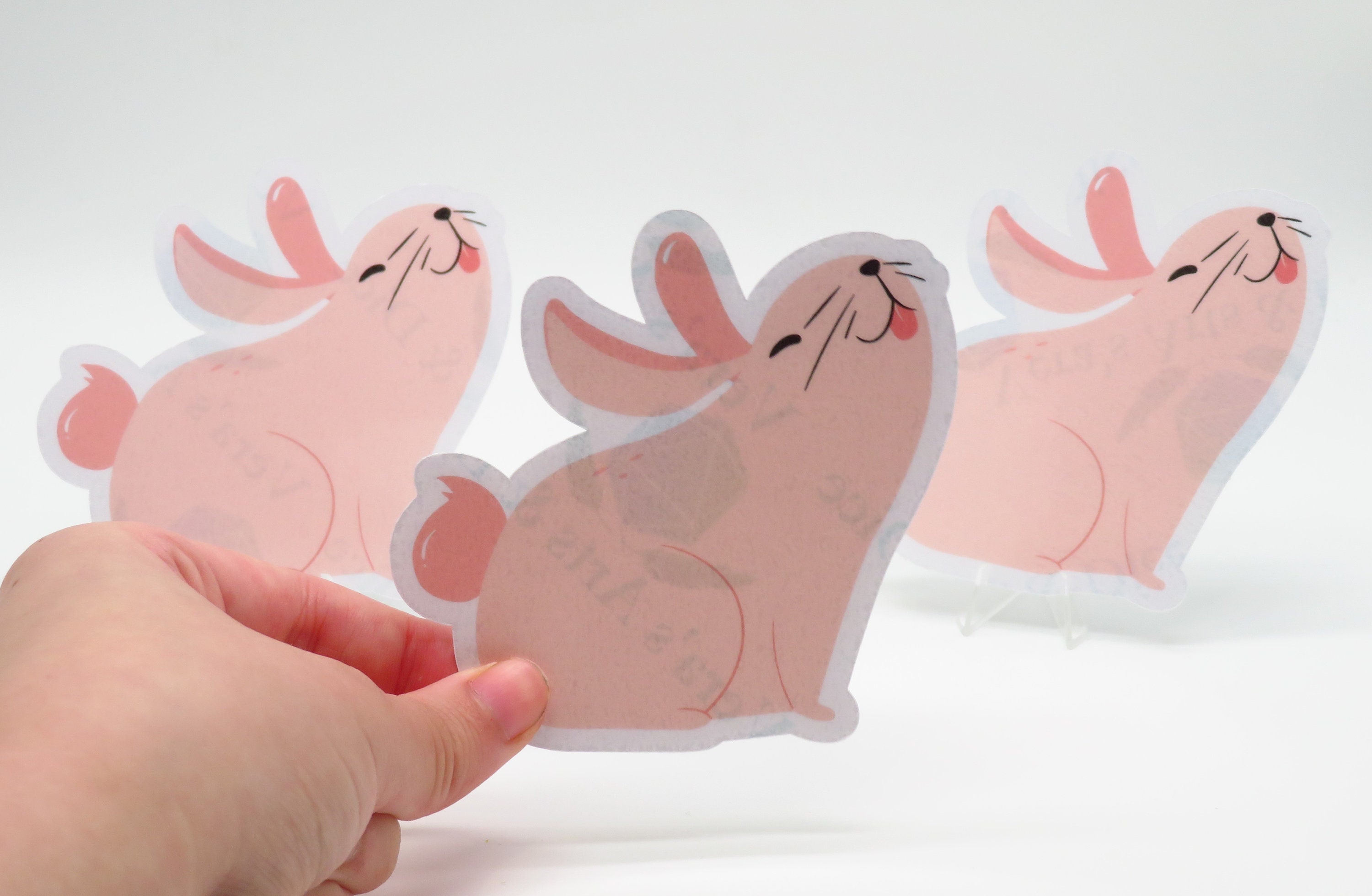 Robby Rabbit Label Sticker For Notebook Rabbit Sticker - Wild Animals Stickers | Laptop | Water Bottle | Bullet ...