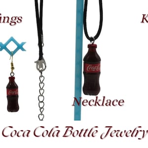 Vintage Coca-Cola Bottle Jewelry Set by Vera&#39;s Arts & Dice - Retro Accessories Inspired by Iconic Refreshment