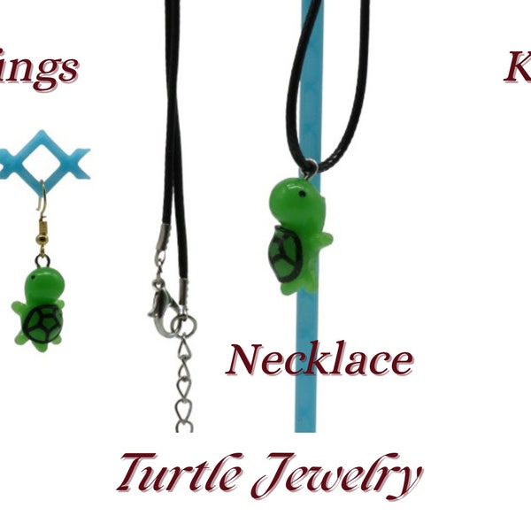 Tranquil Turtle Jewelry Set by Vera's Arts & Dice - Serene Accessories Inspired by the Sea