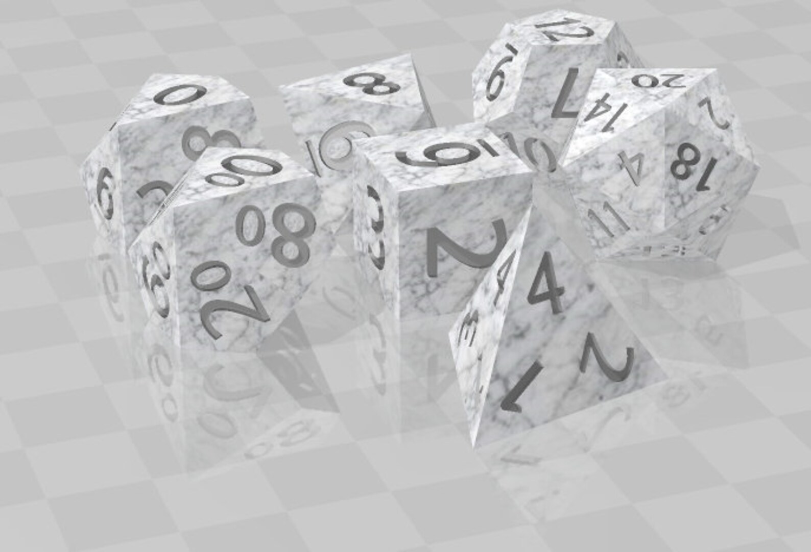 Custom 3D Master Dice STL Files for Printing Standard 7 Etsy