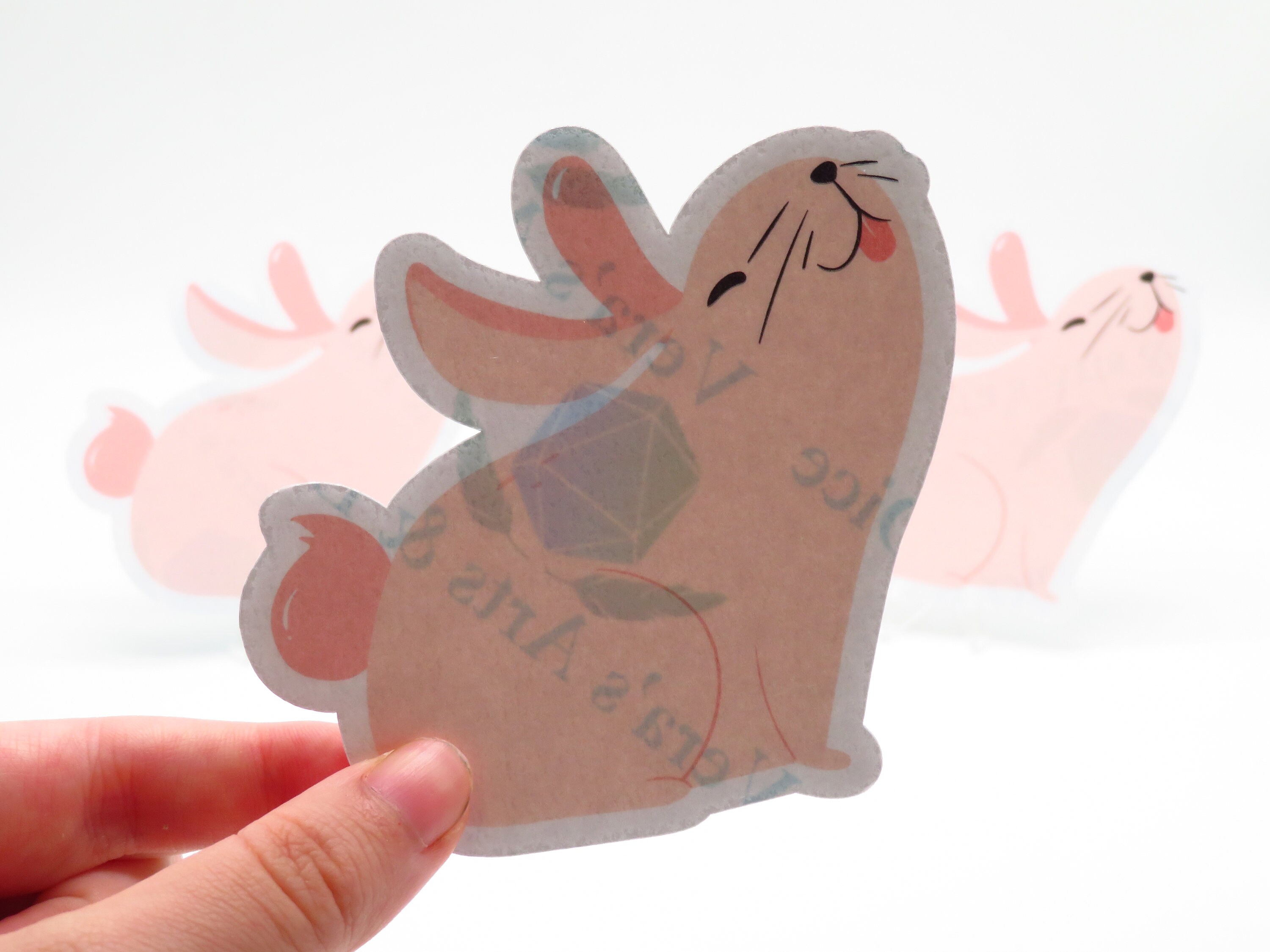 Robby Rabbit Label Sticker For Notebook Rabbit Sticker - Wild Animals Stickers | Laptop | Water Bottle | Bullet ...