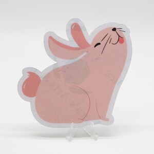 Rabbit Sticker - Wild Animals Stickers | Laptop | Water Bottle | Bullet Journal | Notebook | Scrapbooking | Cute Animal | Vera&#39;s Arts & Dice
