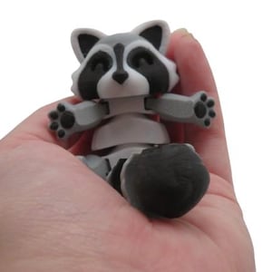 Raccoon – Adorable Trash Pandas by Vera&#39;s Arts & Dice |  Handcrafted 3D Printed Raccoon | Raccoon Gifts | Trash Panda Lovers