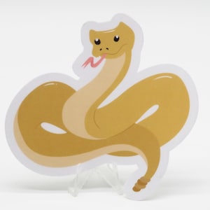 etiqueta da serpente - animais selvagens adesivos | Portátil | Garrafa de água | Diário com marcadores | Caderno | Álbum de recortes | Animais fofos | Artes e dados de Vera