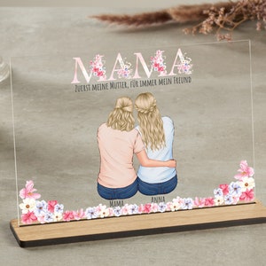 Zum muttertag, Zuerst meine Mutter, für immer mein Freund, Mama gift, Alles Gute Zum Geburtstag Mama, Geschenk für Mama, Mama Geschenk
