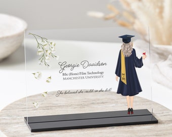 Graduation Gifts for Her | Graduation Gifts 2022 | Graduation Gift | Graduation Plaque | Personalised Graduation | Personalised Grad Print