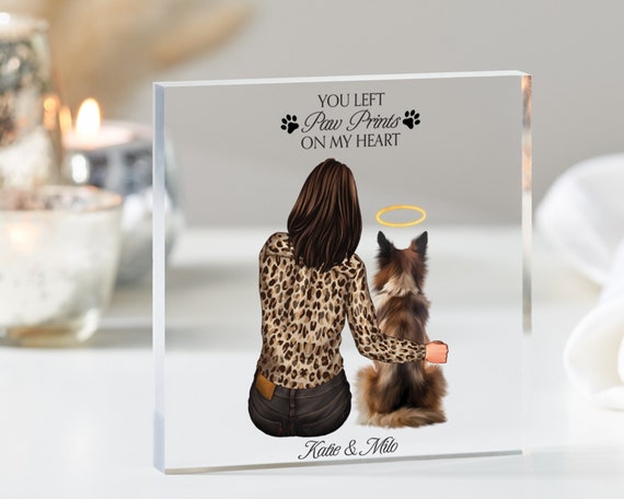 Yorkie Paw Print Acrylic Plaque Yorkie Paw Print Acrylic Plaque